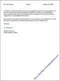 Multiple Page Business Letter