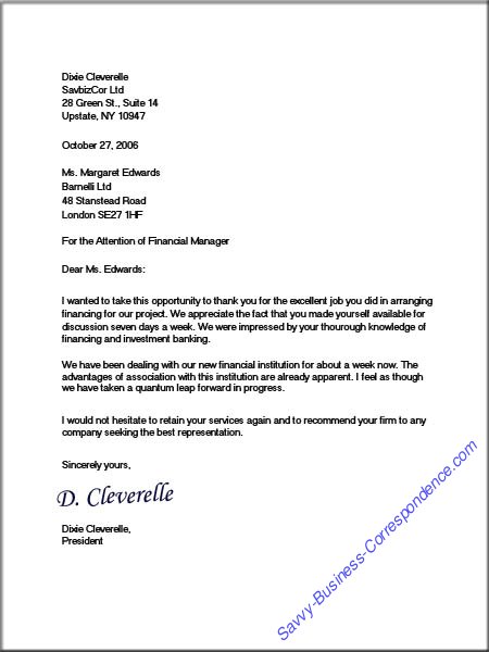 Mla Business Letter Format from www.savvy-business-correspondence.com