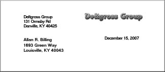 Mail Envelope Template from www.savvy-business-correspondence.com