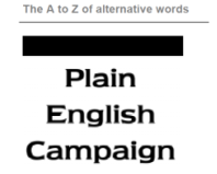 Plain Language Alternatives